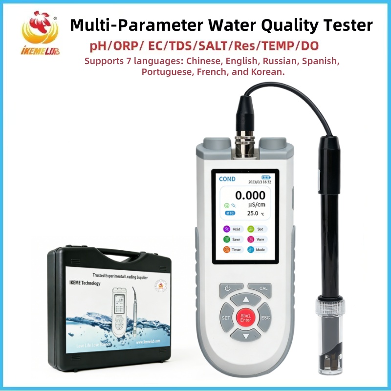 Do Oxygen Meter - WEIAI Lab PH Meter Professional 8in1