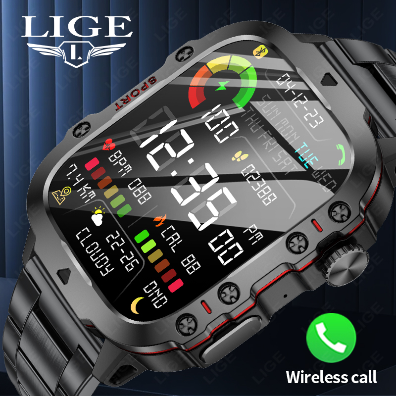 LIGE Outdoor Men's Sports Smar - огляд і ціна Do Oxygen Meter
